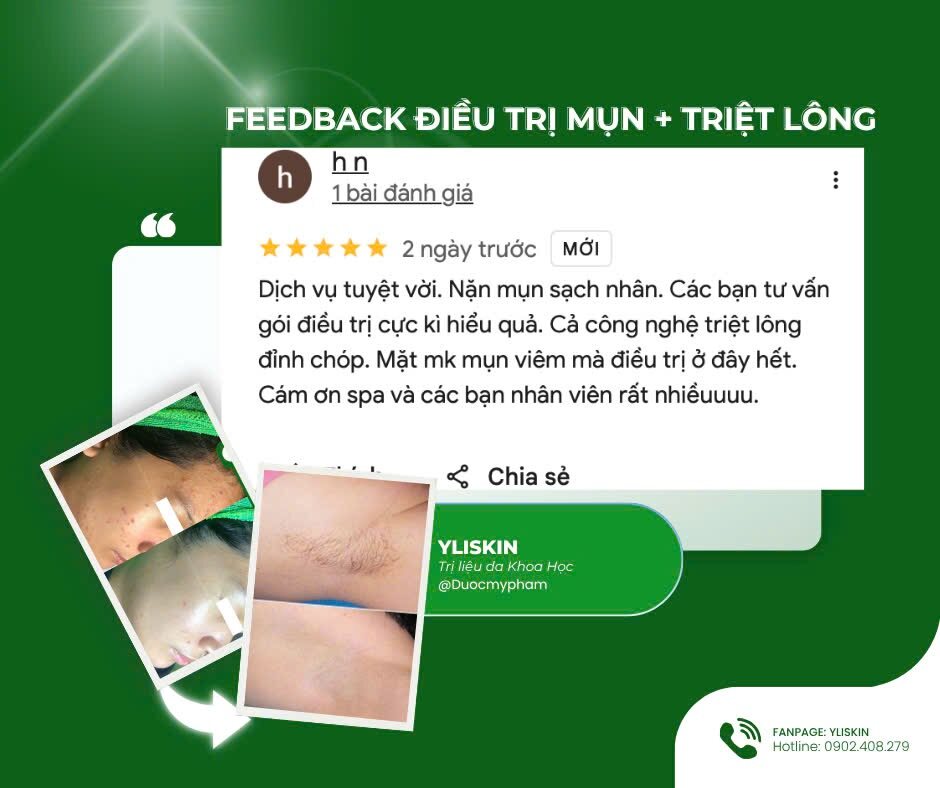 Phản hồi thực tế của khách hàng YLISKIN 2